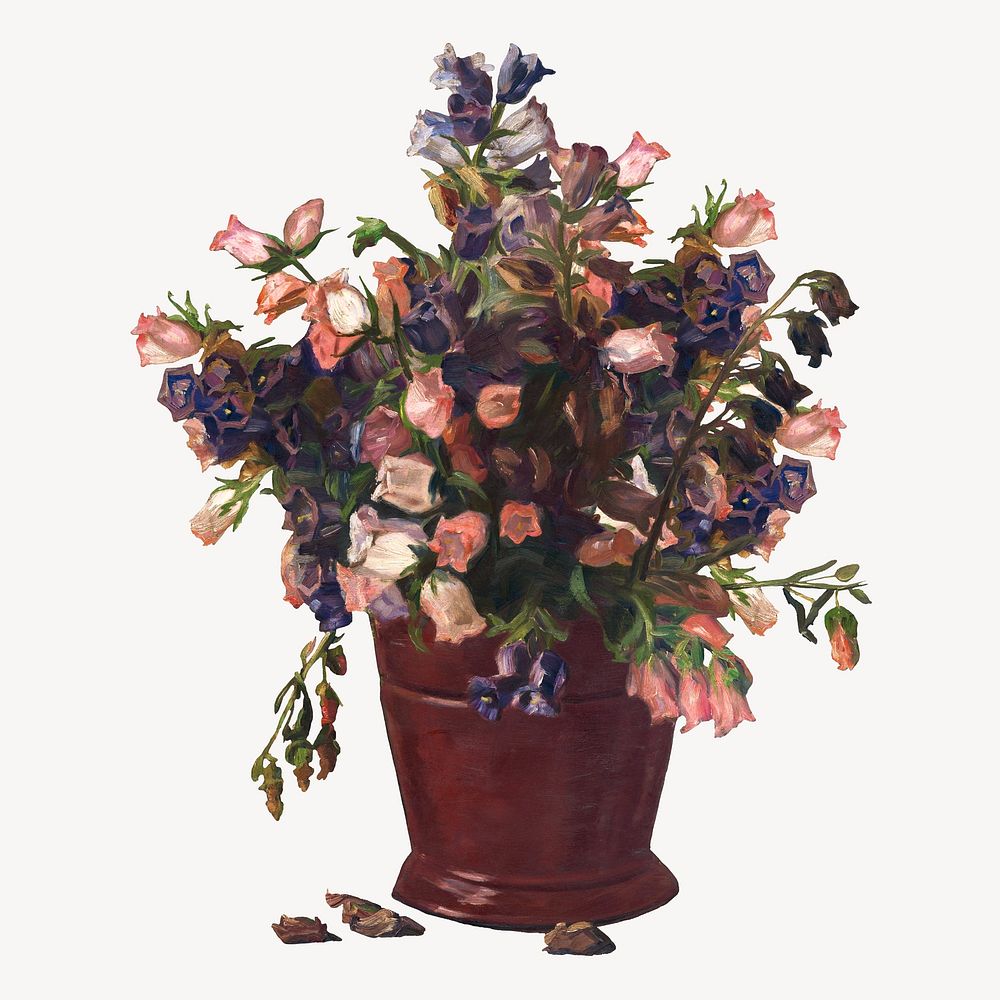 Flower bouquet, vintage still life by Stefan Polkorab. Remixed by rawpixel.