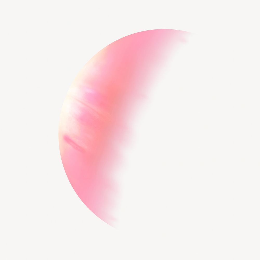 Gradient pink sphere illustration. Remixed by rawpixel.
