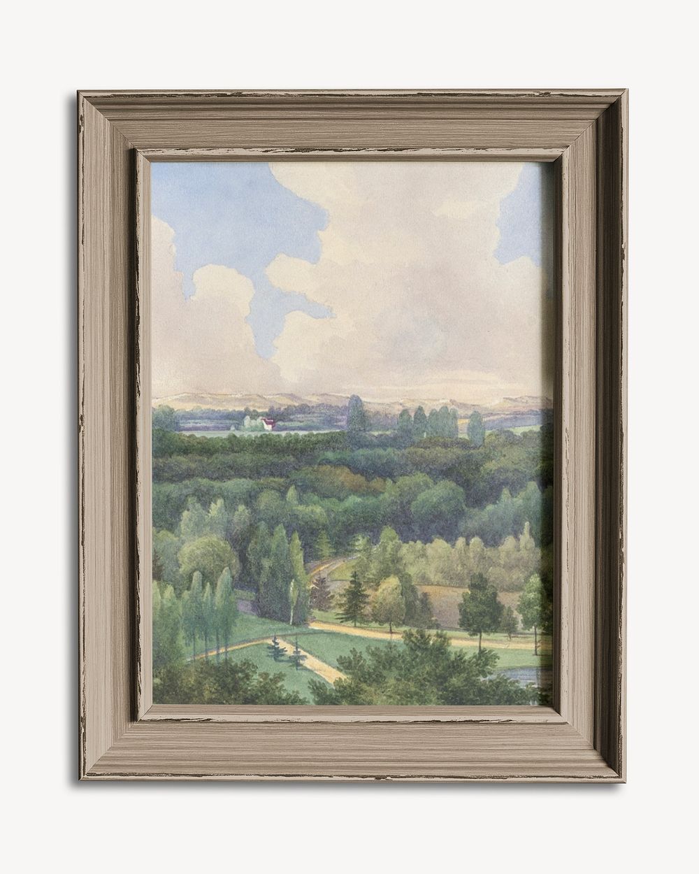 Vintage nature landscape picture frame Premium Photo rawpixel