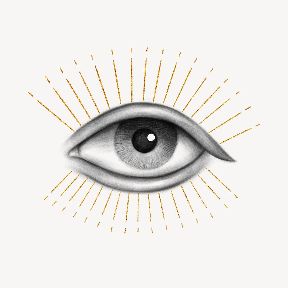 Spiritual eye illustration 