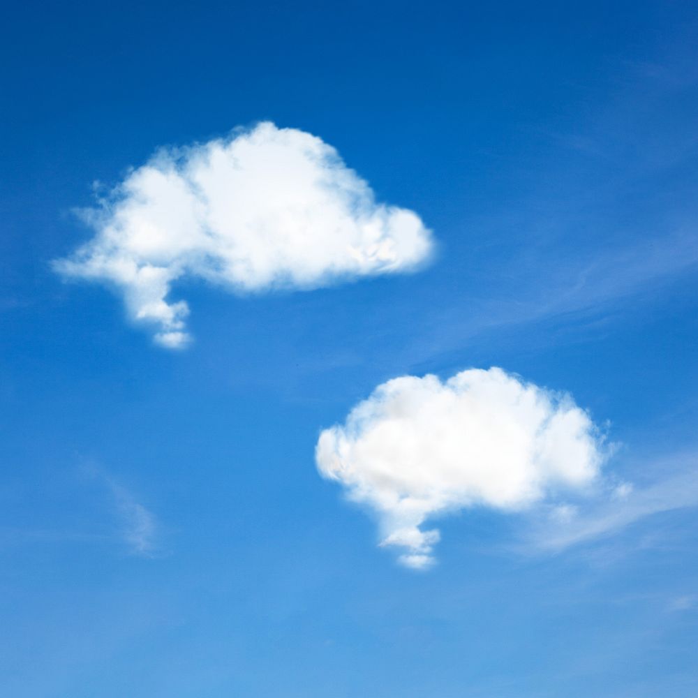 Clouds & blue sky background