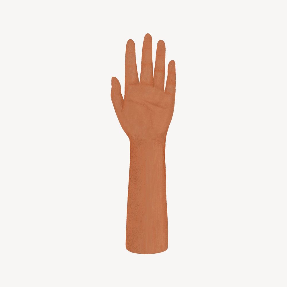 Man hand, Indian, diversity illustration