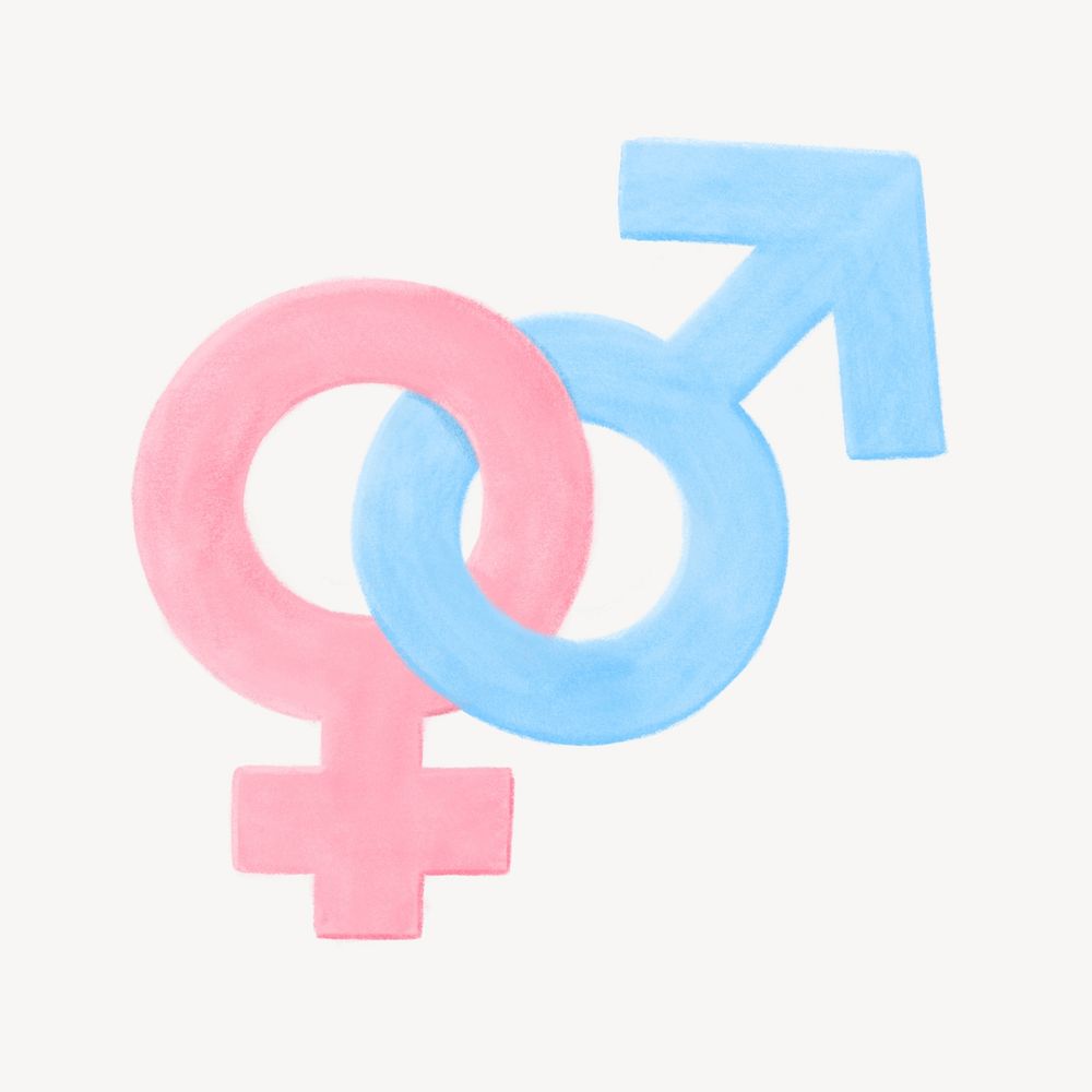 Gender rights, aesthetic illustration