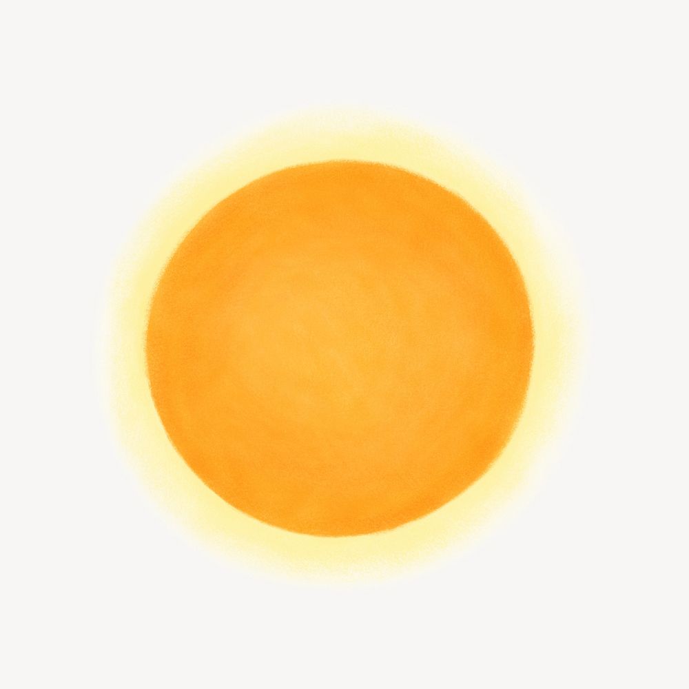 Sun, aesthetic illustration