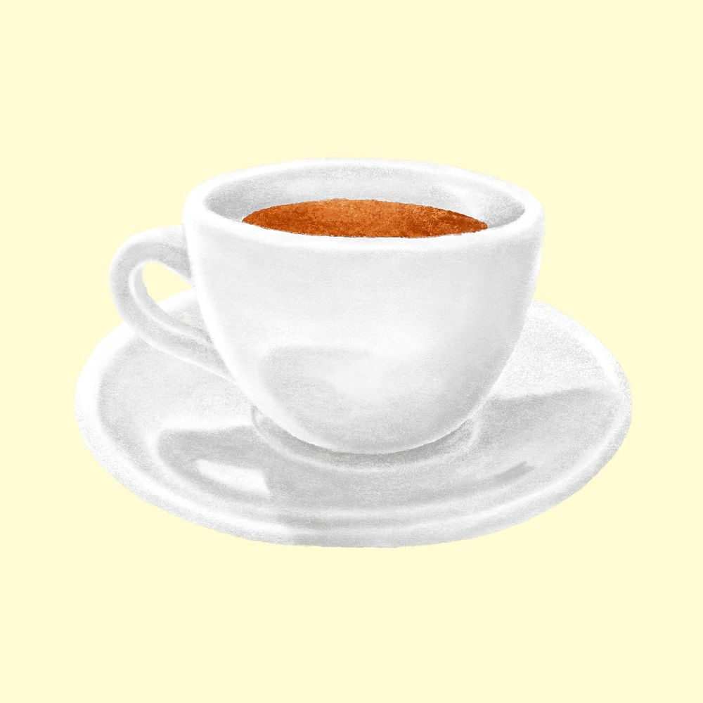 Orange tea illustration, design element psd