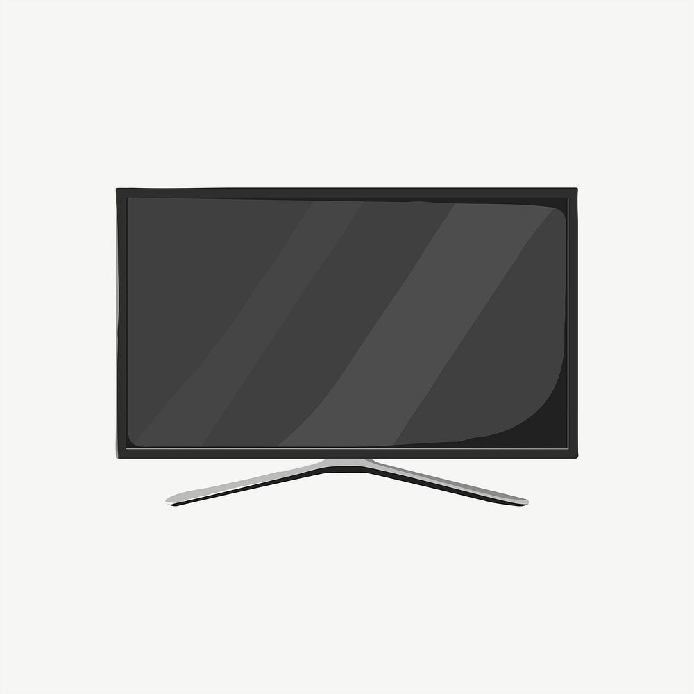 Tv screen, technology illustration psd