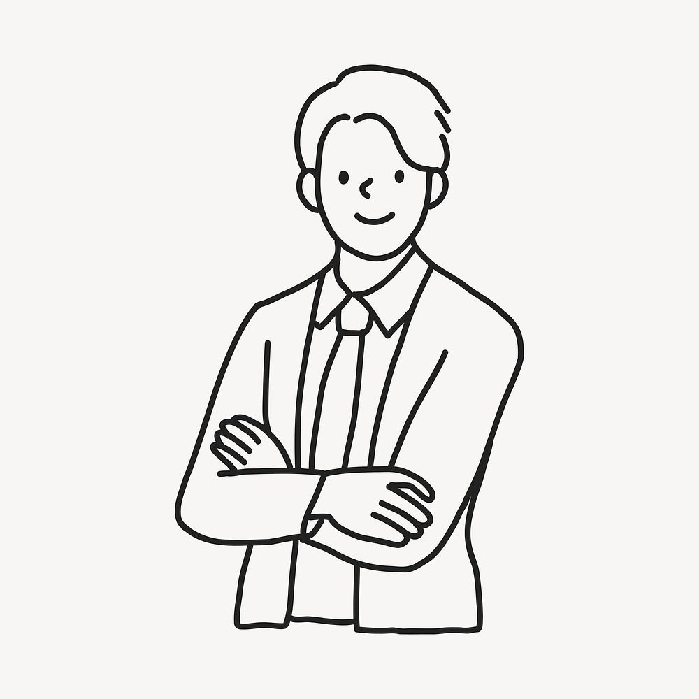 Well dressed confident businessman portrait | Premium Vector - rawpixel