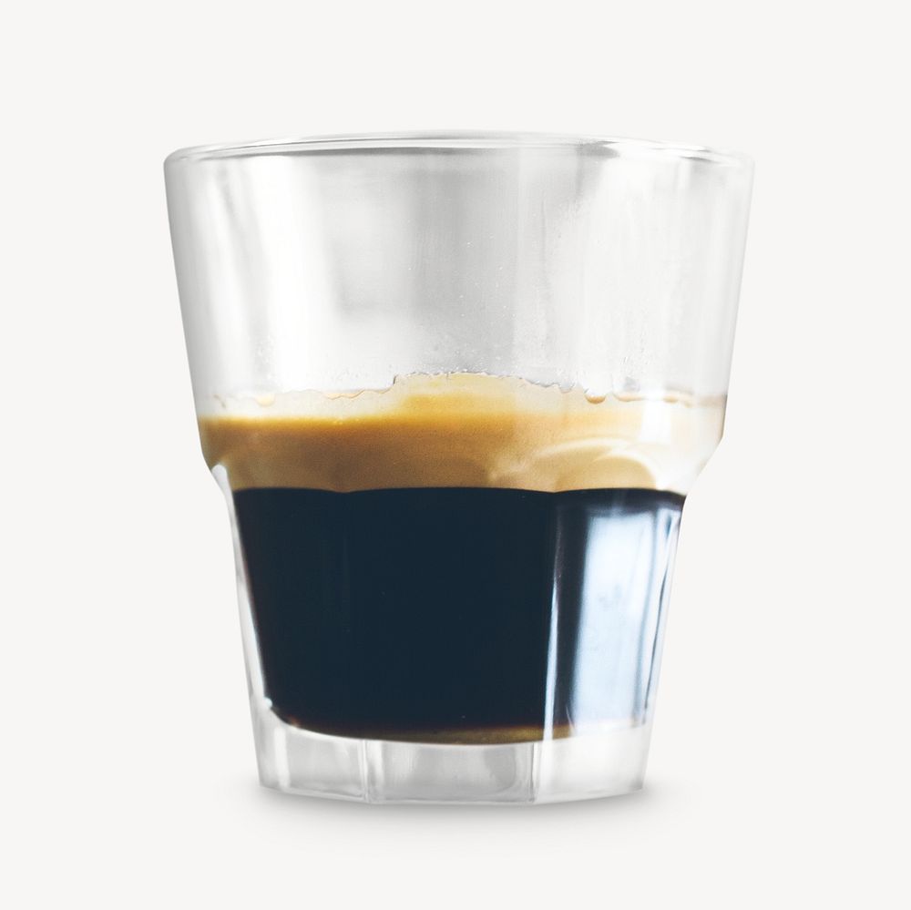 Espresso coffee isolated image