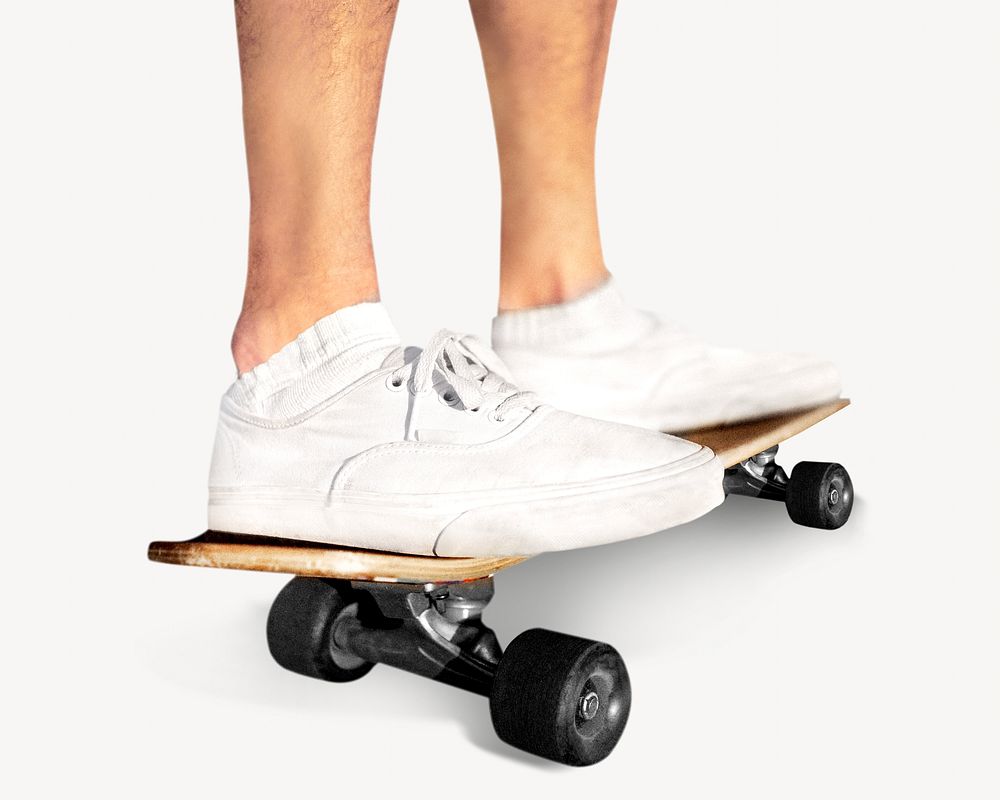 Skateboard isolated image on white