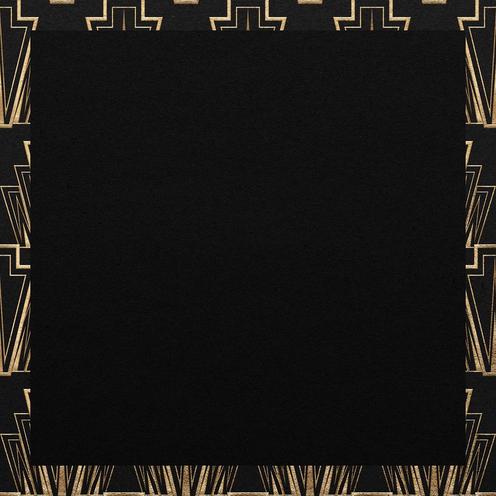 Art deco diamond frame background, vintage pattern