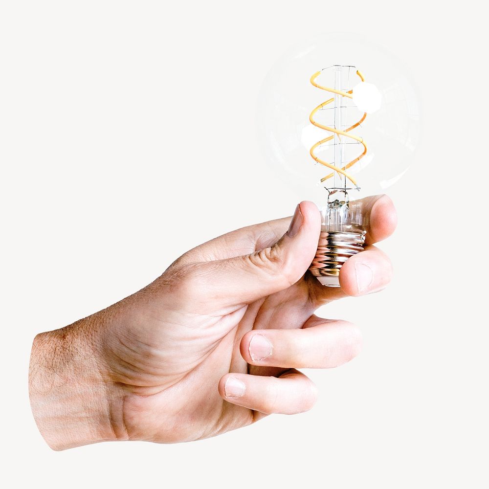 Light bulb isolated image