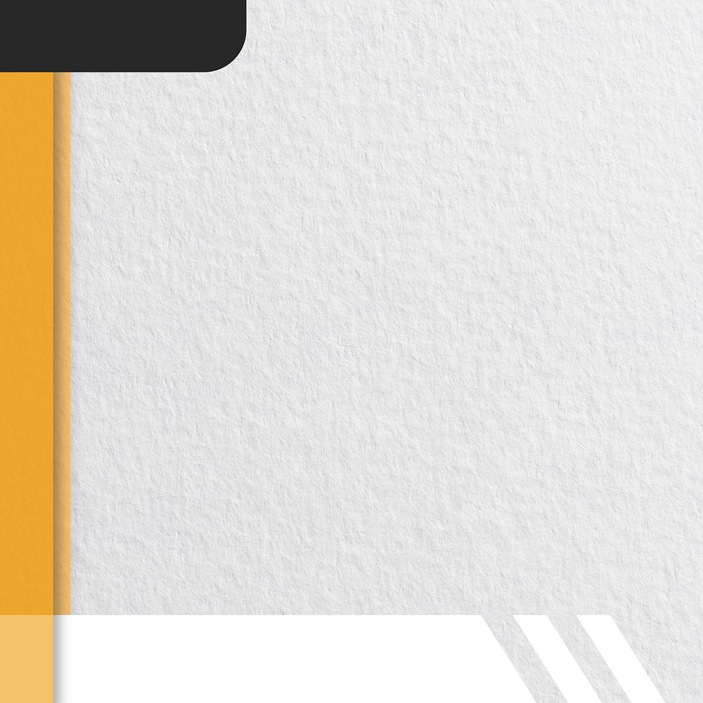 Yellow & white business border background