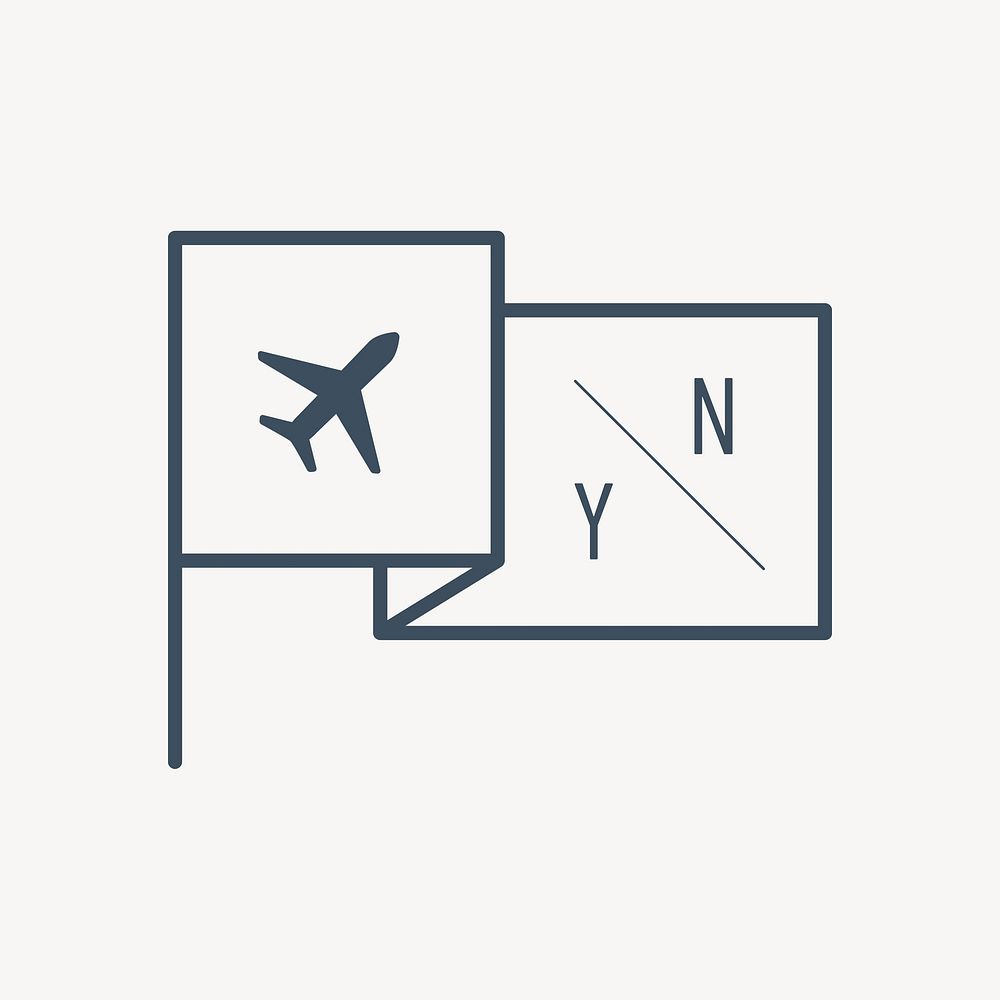 Green travel badge isolated design