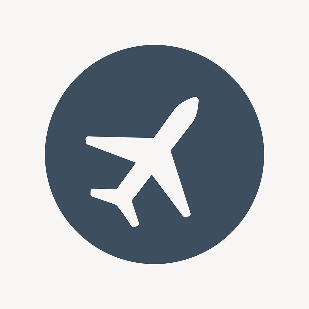 Green airplane icon vector