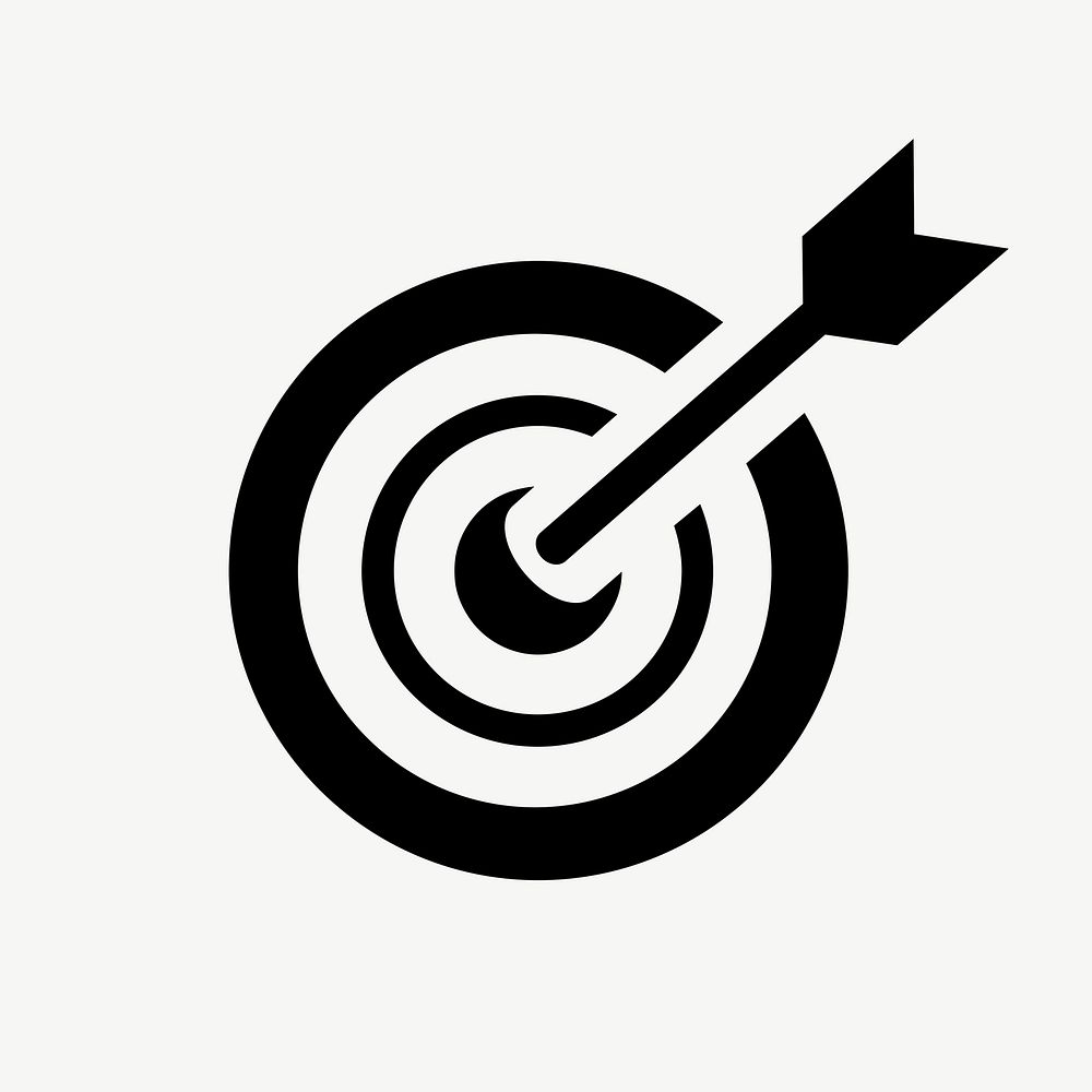 Business target, dart design element psd. Free public domain CC0 image.