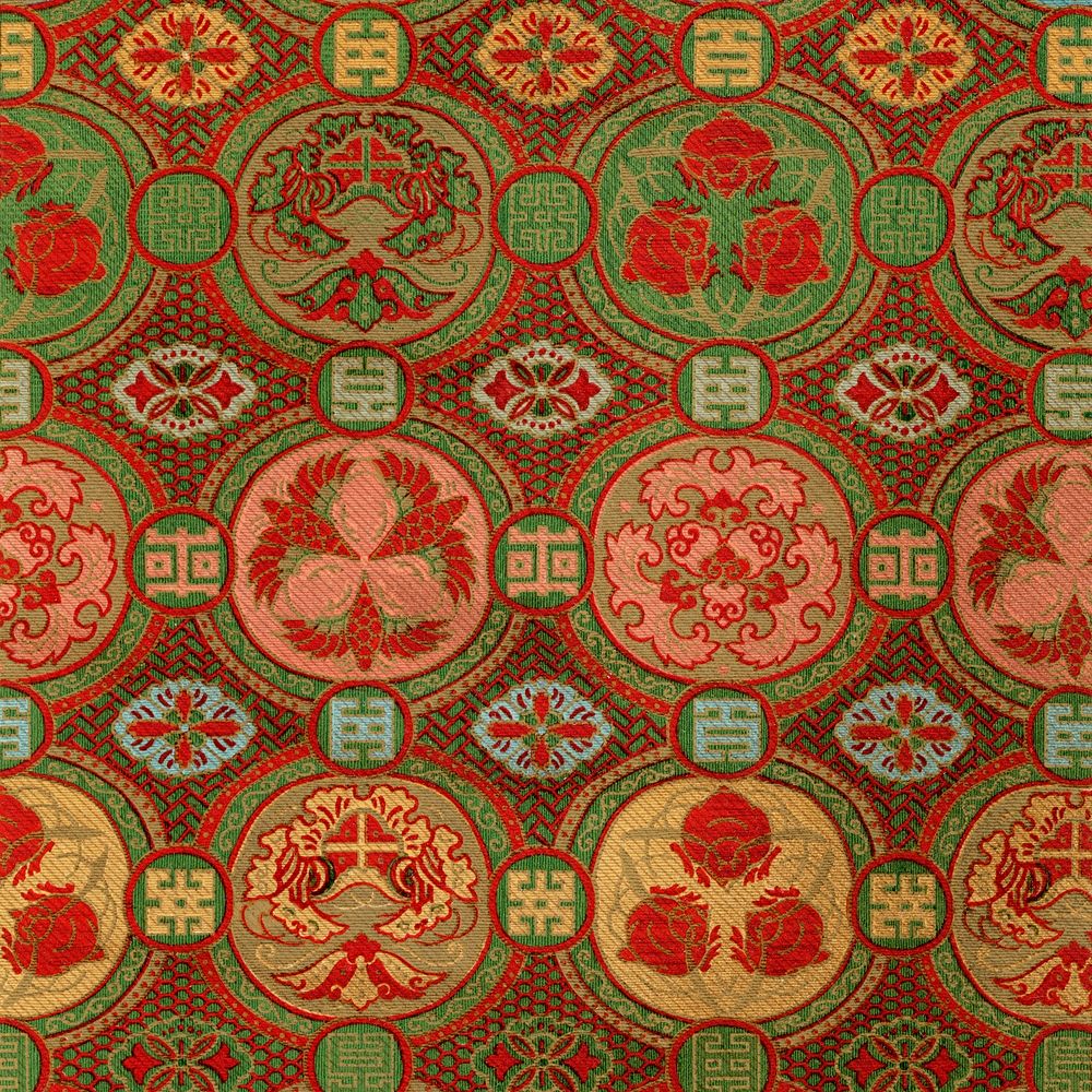 Traditional Japanese flower background.  Remixed by rawpixel.