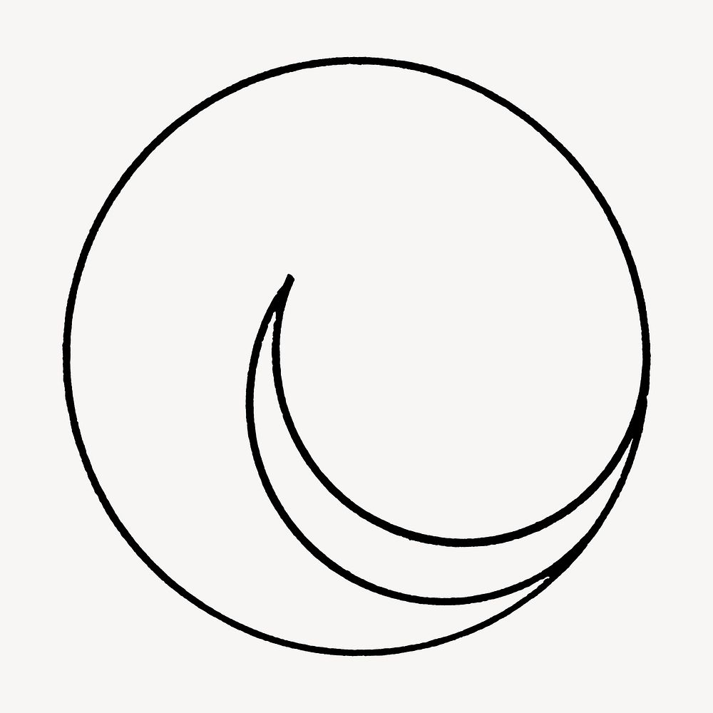 Japanese abstract circle element. Remixed by rawpixel.