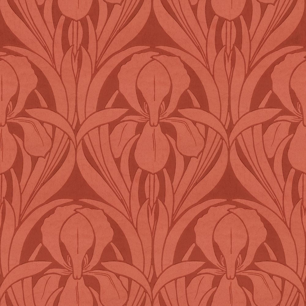 Vintage botanical pattern background. Remixed by rawpixel.