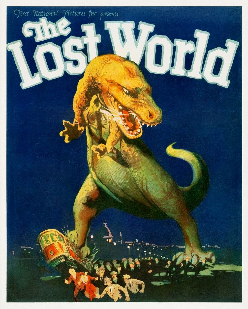 The Lost World (1925) chromolithograph art by First National Pictures. Original public domain image from Wikimedia Commons.…