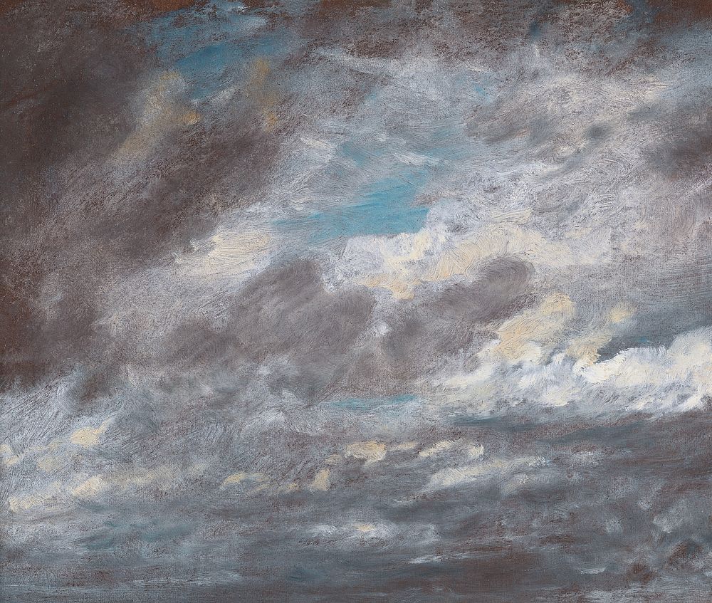 Cloud Study (1821) vintage painting by John Constable. Original public domain image from The Yale University Art Gallery.…