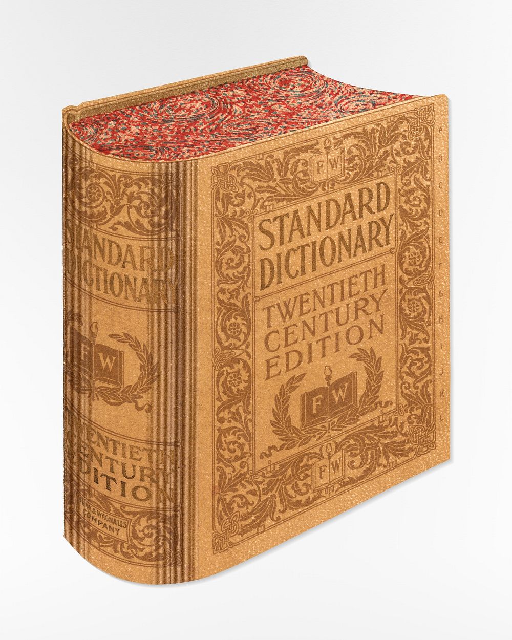 Standard Dictionary, twentieth century edition (1870&ndash;1900) chromolithograph art by Funk & Wagnalls Company. Original…