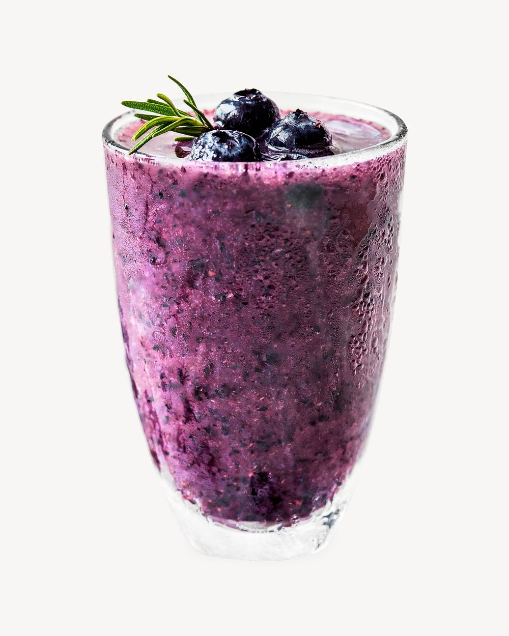 Blueberry smoothie  collage element