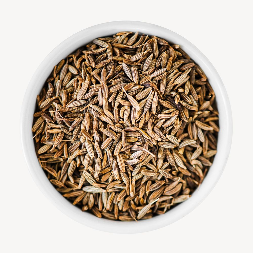 Cumin seed  collage element