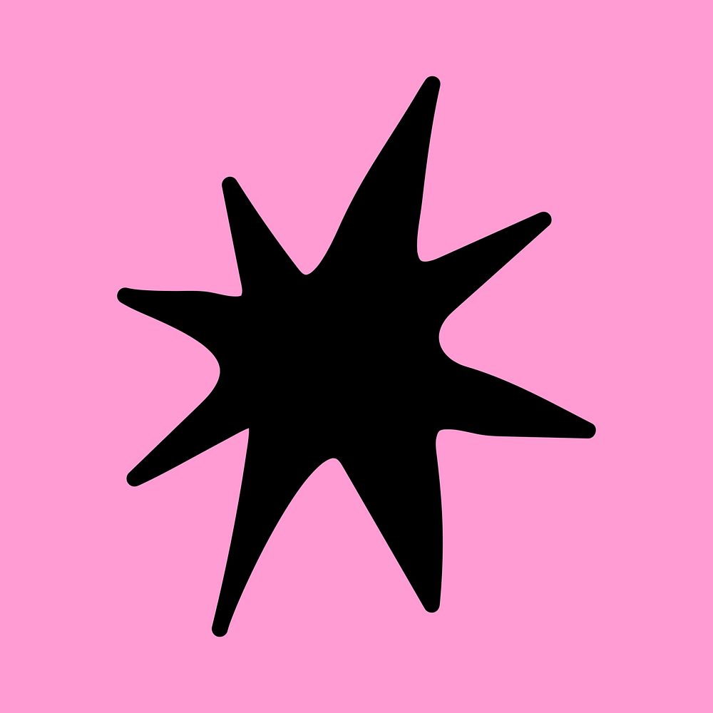 Disco party starburst graphic element  vector