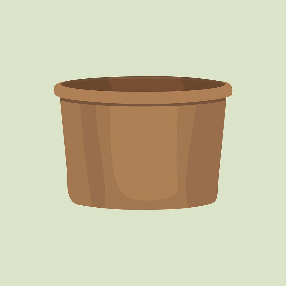 Takeaway paper bowl, eco-friendly product illustration psd