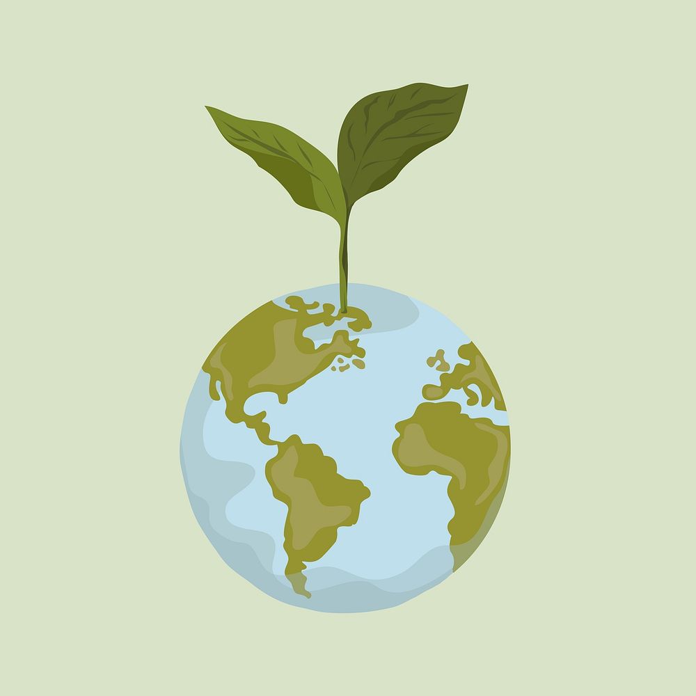 Environmental conservation illustration