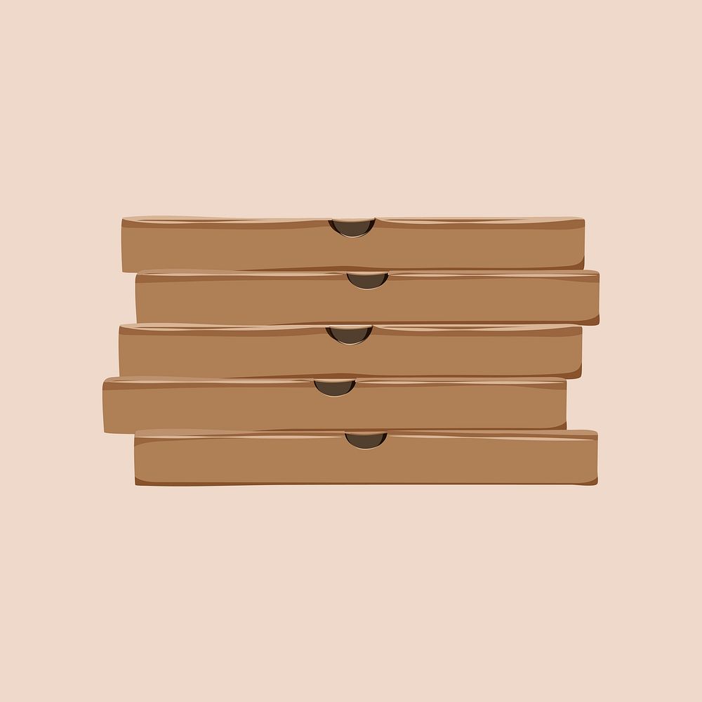 Pizza delivery box, food packaging illustration 