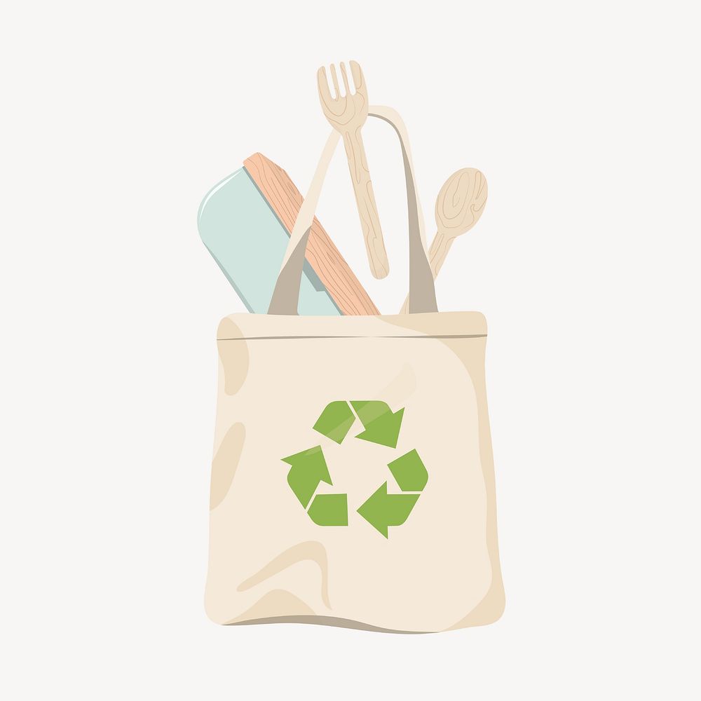 Eco-friendly product illustration