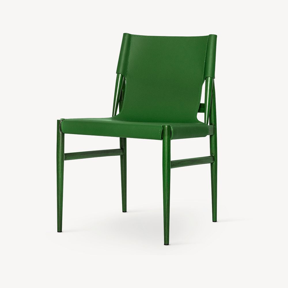 Green chair, modern furniture