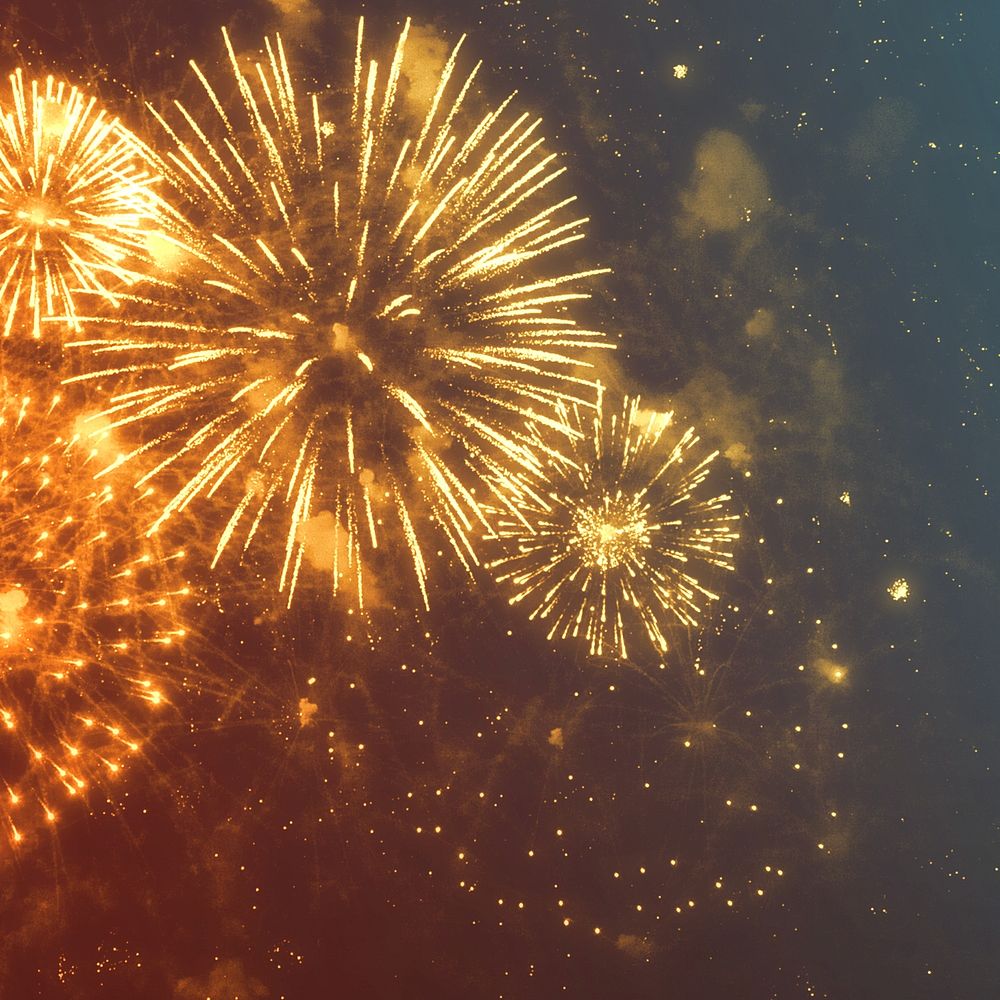 Celebration fireworks background, New Year aesthetic