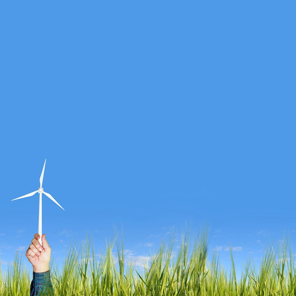 Wind turbine background