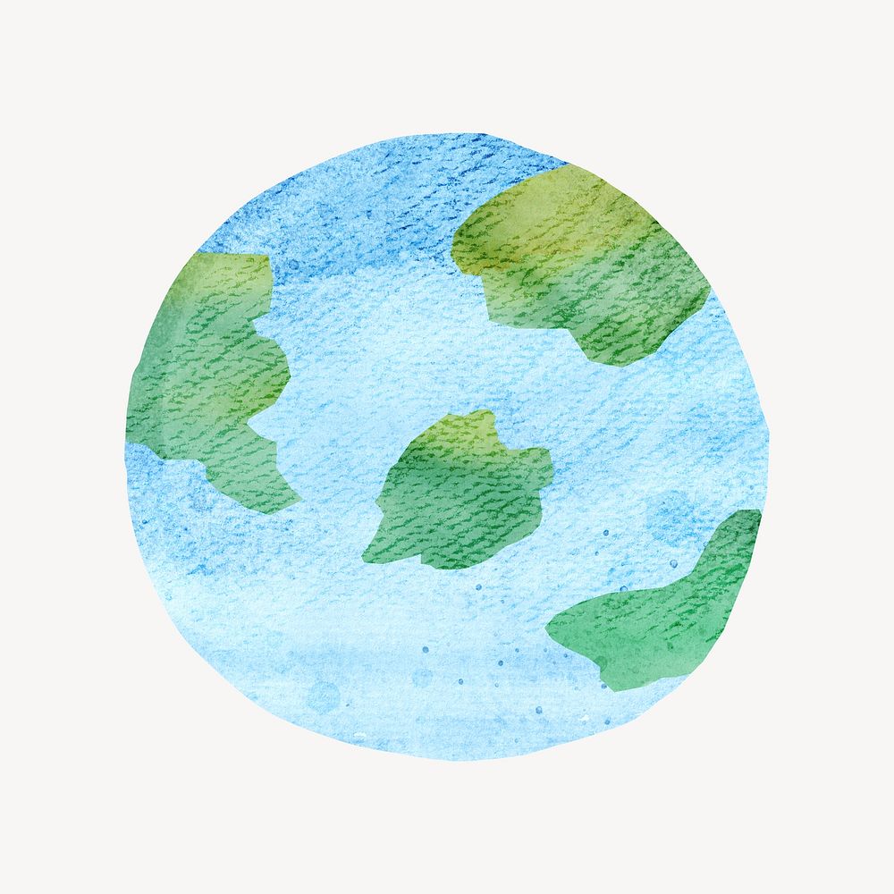Earth globe, environment paper craft