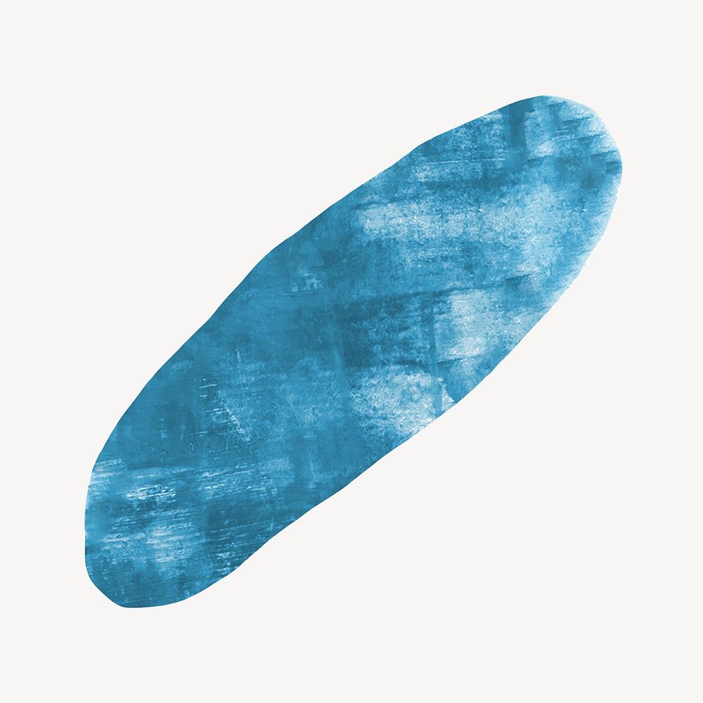 Blue faded  shape, paper craft element