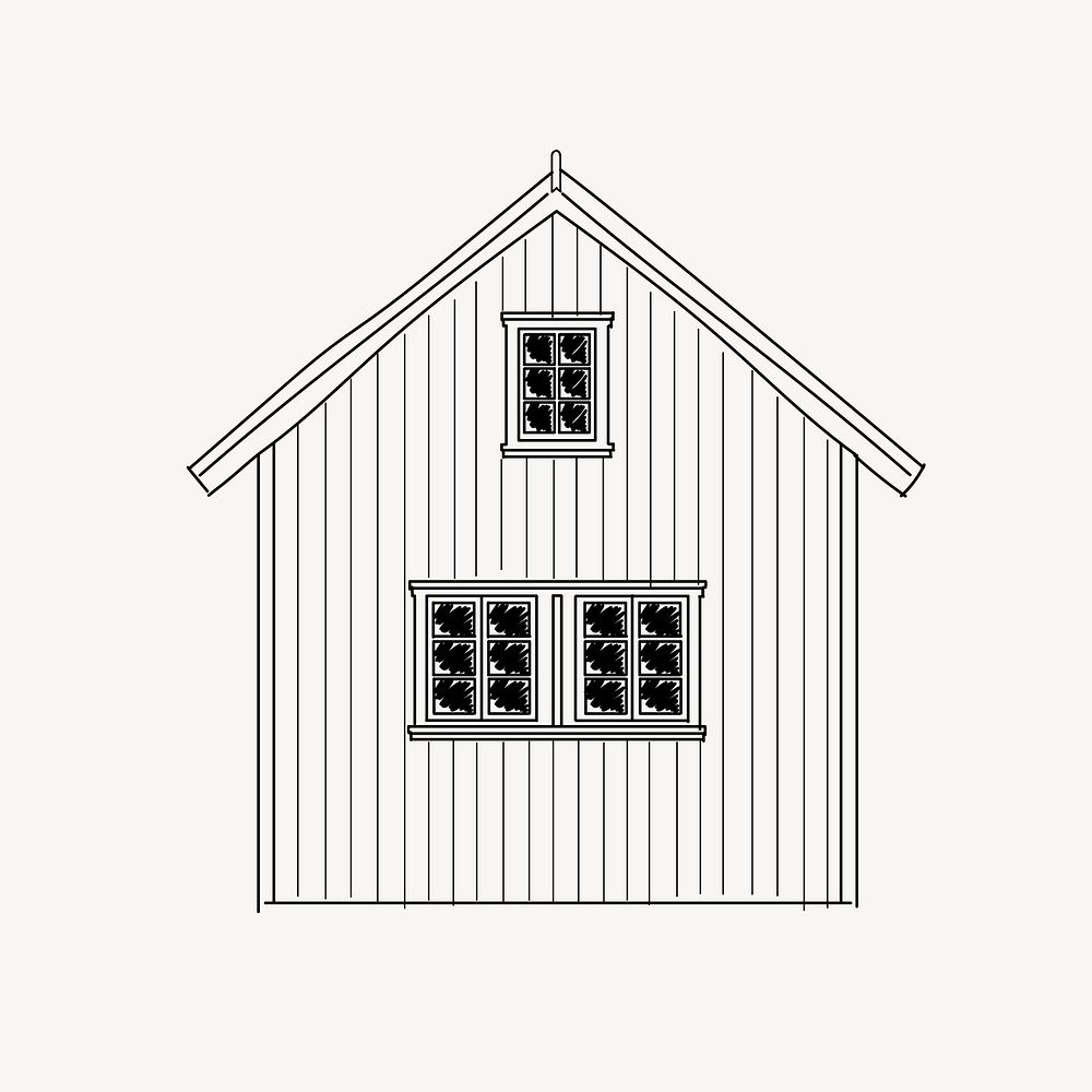 stick house clipart