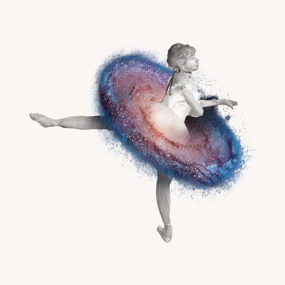 Dancing ballerina, spiral nebula remix