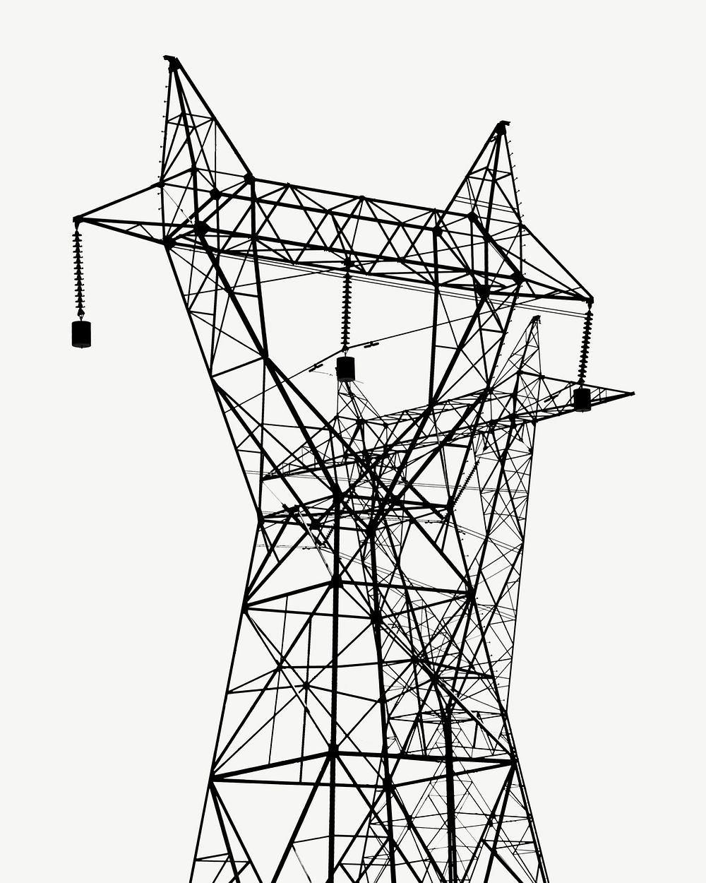 Transmission towers isolated object psd Free PSD rawpixel