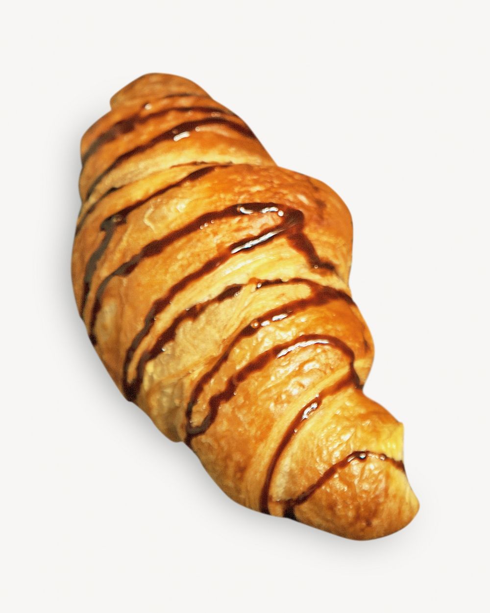Breakfast pastry croissant isolated object