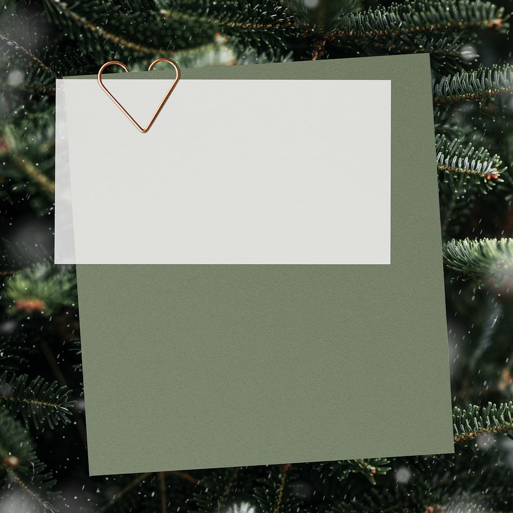 Christmas winter notepaper background