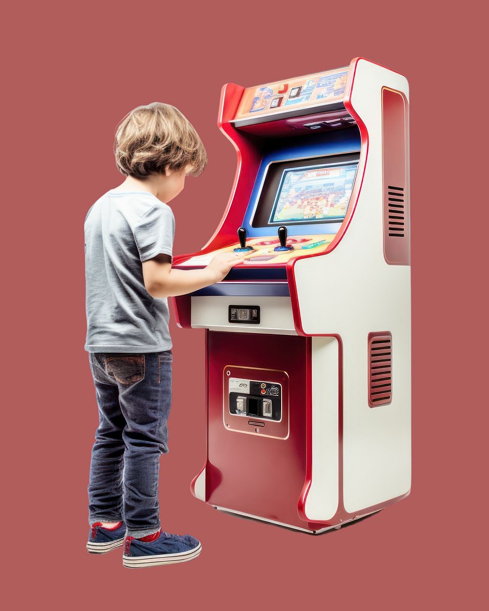Machine child game electronics. AI generated Image by rawpixel.