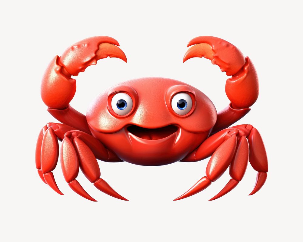 Seafood animal crab invertebrate. AI generated Image by rawpixel.
