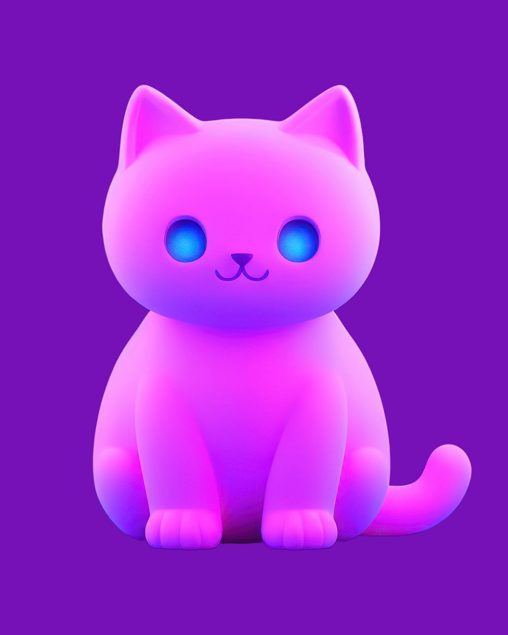 Purple animal mammal toy. AI generated Image by rawpixel.