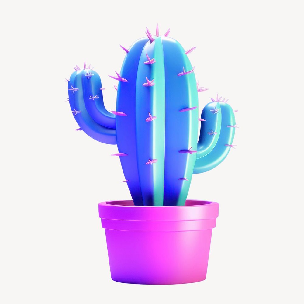 Cactus nature plant houseplant. AI generated Image by rawpixel.