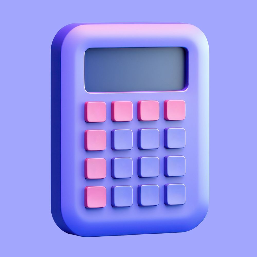 Calculator mathematics electronics technology. AI generated Image by rawpixel.