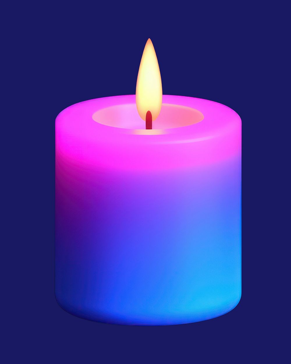 Candle fire illuminated darkness. AI generated Image by rawpixel.