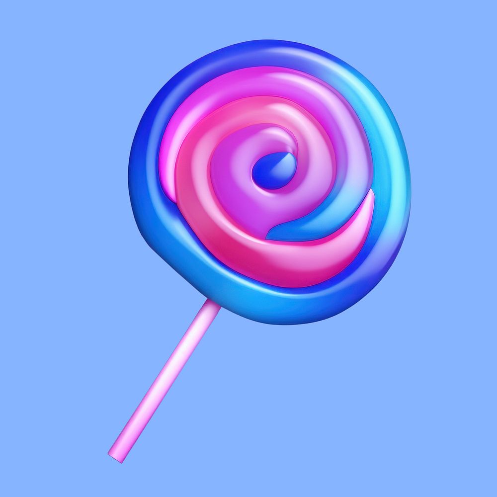 Lollipop candy food confectionery. AI generated Image by rawpixel.