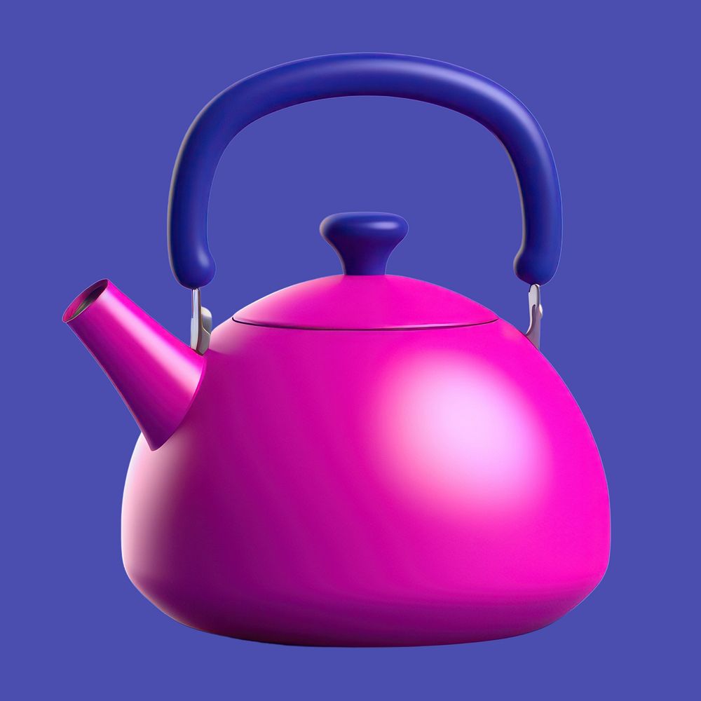 Kettle tableware cookware ceramic. AI generated Image by rawpixel.